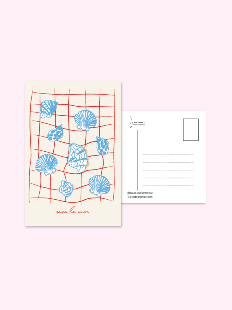Carte postale Sous la mer